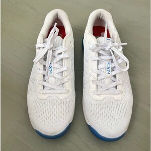 TYR CXT-1 Trainer Men’s 8.5/Women’s 10 White & Blue EUC